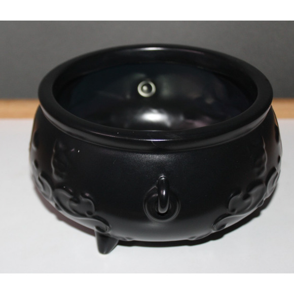 Bath & Body Works Black Footed Round Cauldron Body Care Holder Vanity Halloween - Picture 4 of 15